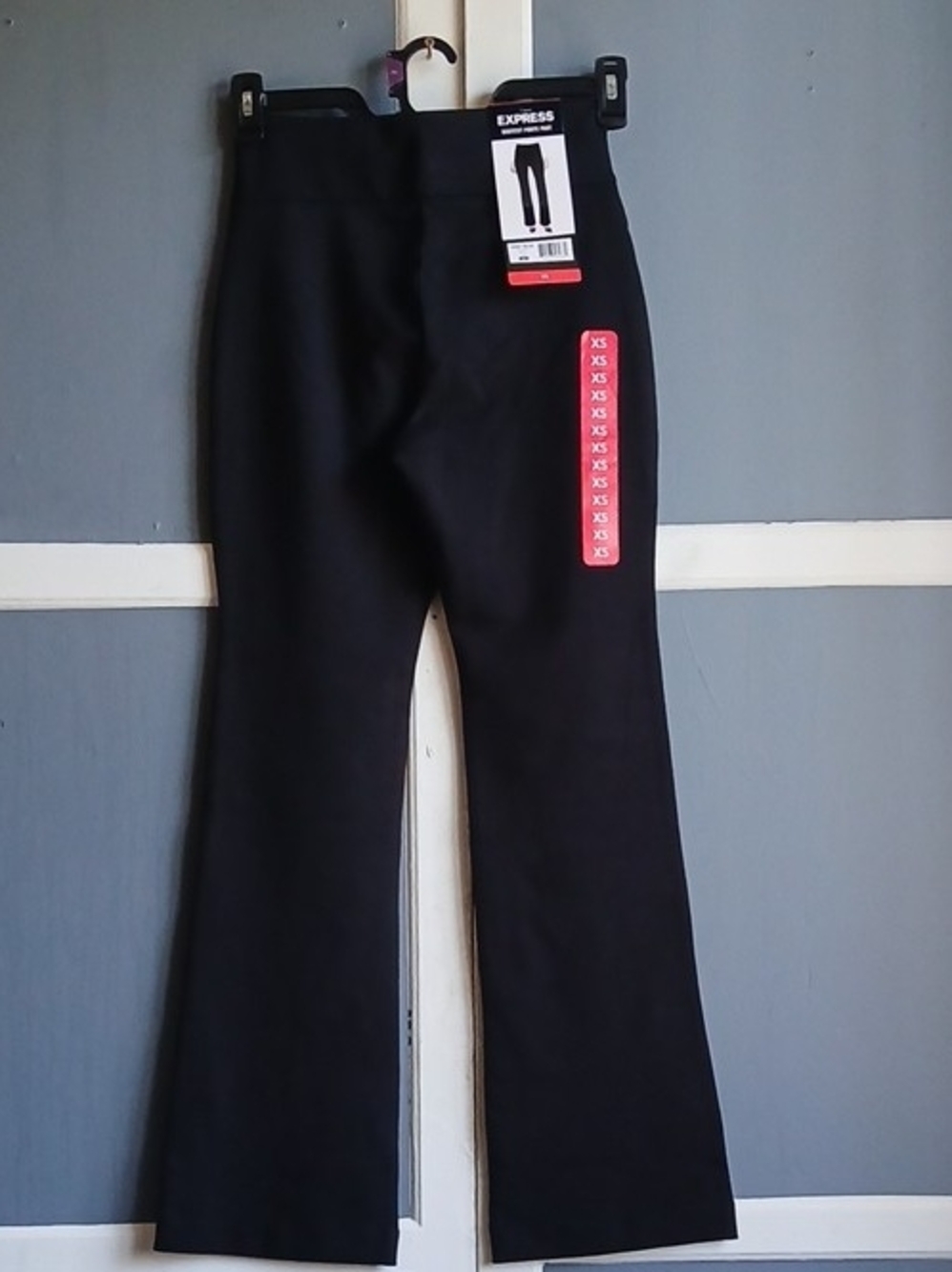 Express Black Flare Jeans